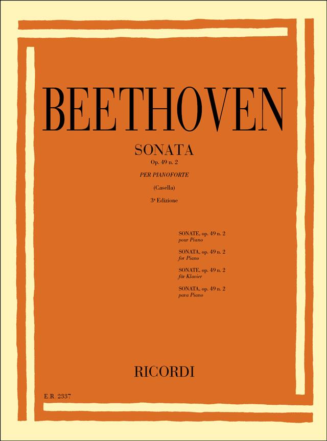 Sonata Op. 49 N. 2 - pro klavír